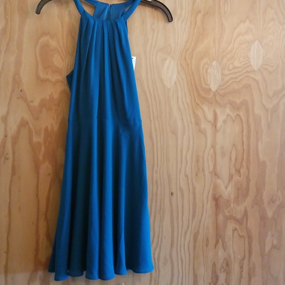 Teal Express Skater Dress